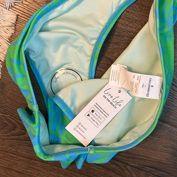 NWT Cupshe Tropical Ruffle Bottoms - Picture 5 of 5